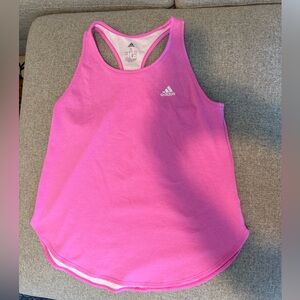 Adidas Vibrant Pink Athletic Tank Small